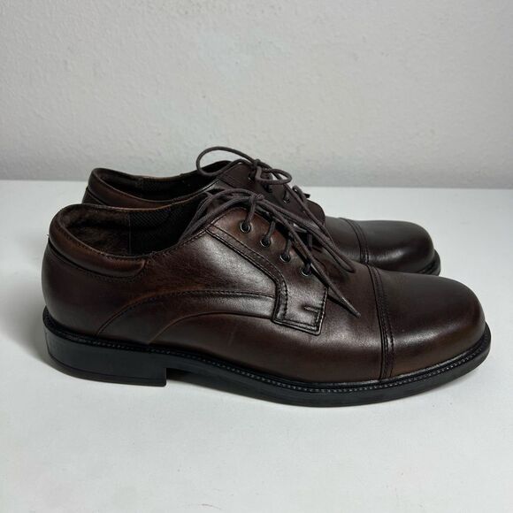 Nunn Bush Brown  Leather Lace Up Oxfords 81480-02 Men's Size 11M See Description - Picture 1 of 14